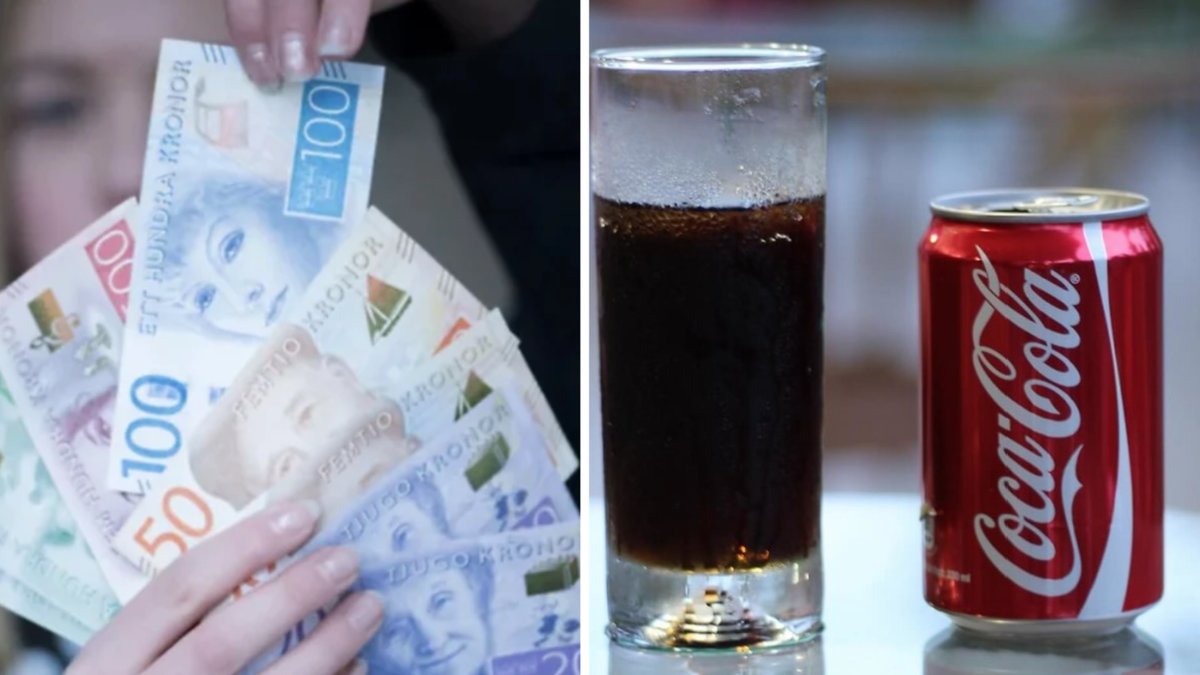 Här svider det till lite extra i plånboken om du köper en Coca-Cola burk.